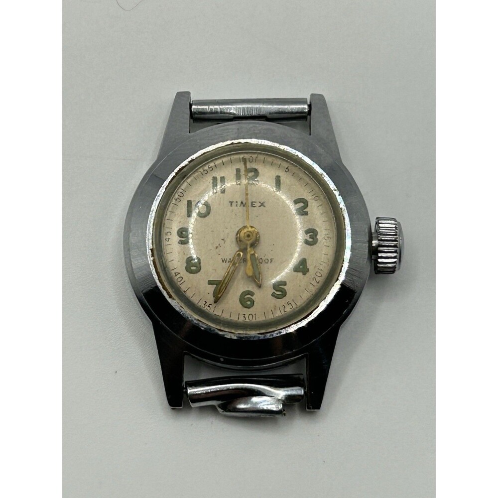 Vintage Timex Mechanical Watch Waterproof Shock Resistant Us Time Corp